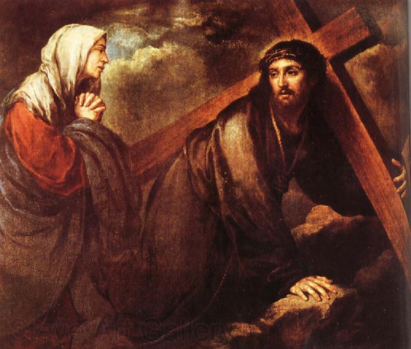 Bartolome Esteban Murillo Jesus bearing a cross